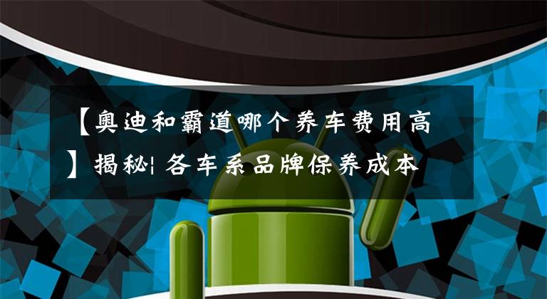 【奥迪和霸道哪个养车费用高】揭秘| 各车系品牌保养成本的具体排名！有车没车的都应该看看