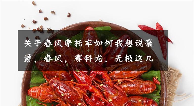 关于春风摩托车如何我想说豪爵，春风，赛科龙，无极这几个品牌，如何排名？