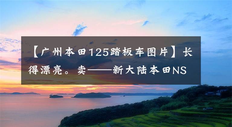 【广州本田125踏板车图片】长得漂亮。卖——新大陆本田NS125LA复古踏板，不用担心去卖场实拍。