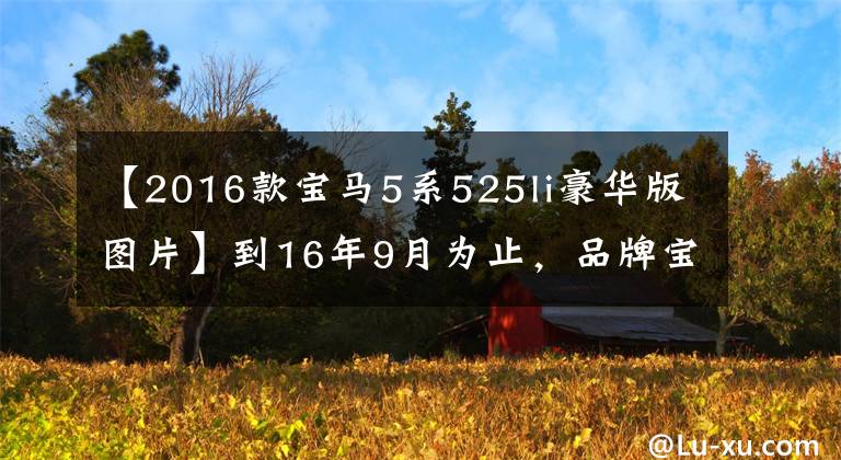 【2016款宝马5系525li豪华版图片】到16年9月为止，品牌宝马525Li 2.0T豪华套装实表8万公里。