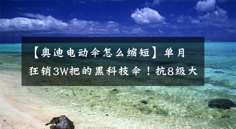 【奥迪电动伞怎么缩短】单月狂销3W把的黑科技伞！抗8级大风和暴雨，奥迪都压不坏