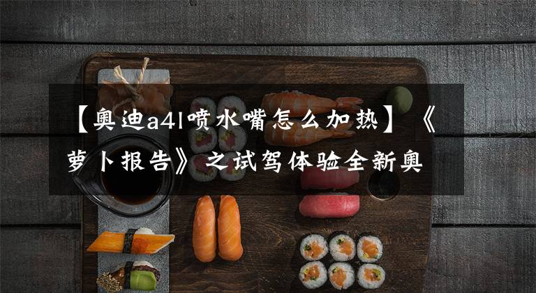 【奥迪a4l喷水嘴怎么加热】《萝卜报告》之试驾体验全新奥迪A4L 45TFSI