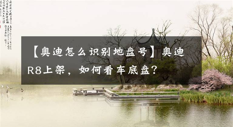 【奥迪怎么识别地盘号】奥迪R8上架，如何看车底盘？