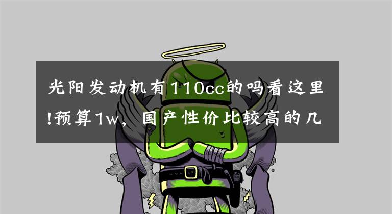 光阳发动机有110cc的吗看这里!预算1w，国产性价比较高的几款摩托车！有没有你中意的