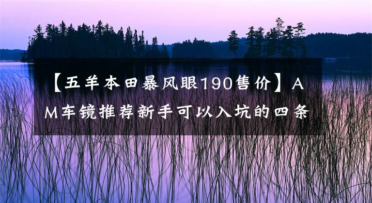 【五羊本田暴风眼190售价】AM车镜推荐新手可以入坑的四条街的车。