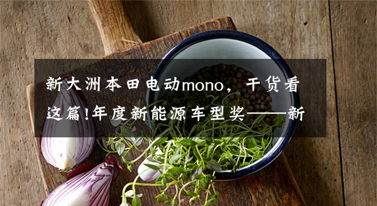 新大洲本田电动mono，干货看这篇!年度新能源车型奖——新大洲本田电动摩托车mono