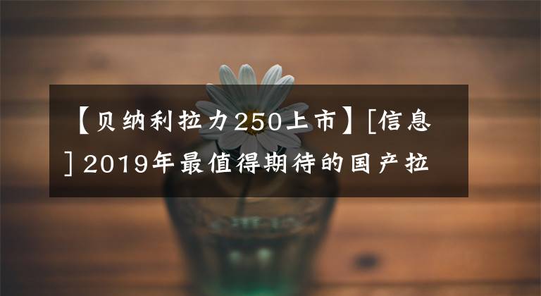 【贝纳利拉力250上市】[信息] 2019年最值得期待的国产拉力赛！有你的真爱吗？