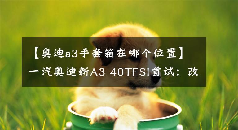 【奥迪a3手套箱在哪个位置】一汽奥迪新A3 40TFSI首试：改变都在看得见的地方
