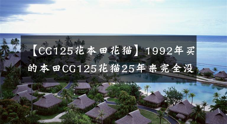 【CG125花本田花猫】1992年买的本田CG125花猫25年来完全没有骑过，有些人高价购买