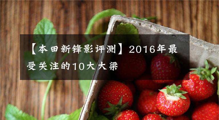 【本田新锋影评测】2016年最受关注的10大大梁