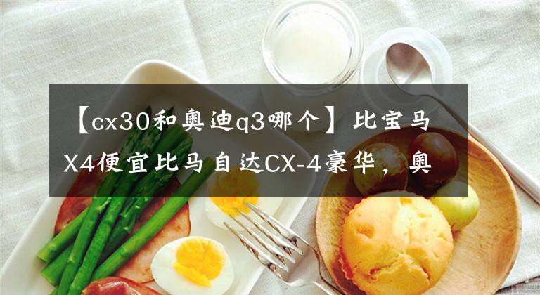 【cx30和奥迪q3哪个】比宝马X4便宜比马自达CX-4豪华，奥迪将推出Q3小“溜背”