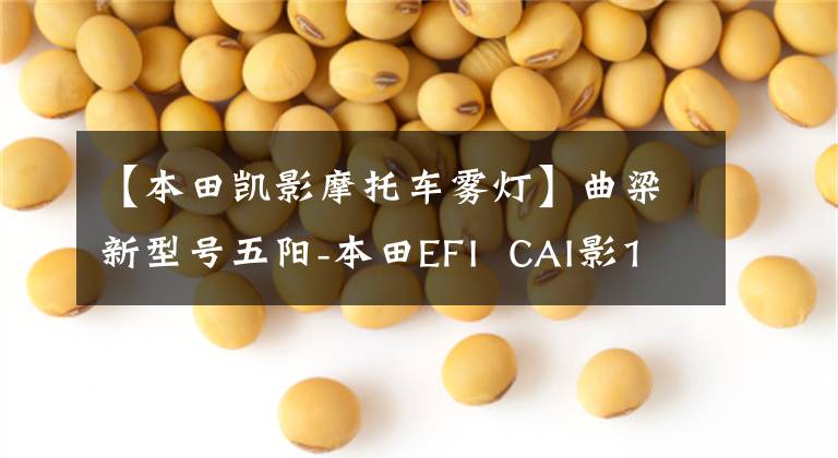 【本田凯影摩托车雾灯】曲梁新型号五阳-本田EFI  CAI影125上市