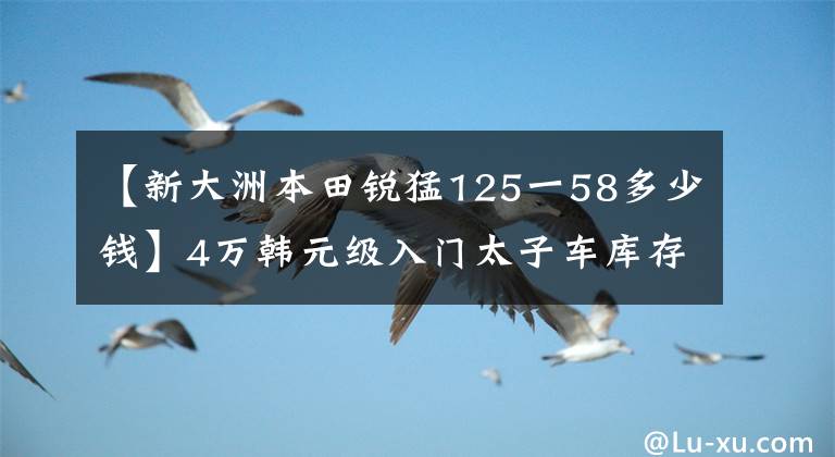 【新大洲本田锐猛125一58多少钱】4万韩元级入门太子车库存，现在开始最合适