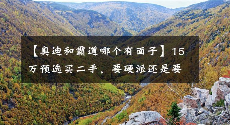 【奥迪和霸道哪个有面子】15万预选买二手，要硬派还是要面子？奥迪Q7和普拉多选哪个？