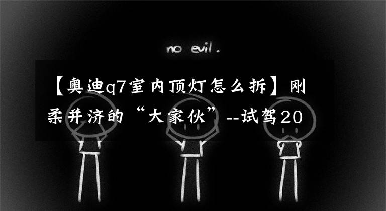 【奥迪q7室内顶灯怎么拆】刚柔并济的“大家伙”--试驾2015款奥迪Q7