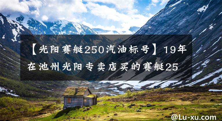 【光阳赛艇250汽油标号】19年在池州光阳专卖店买的赛艇250，10374公里，拉缸，狗屁质量