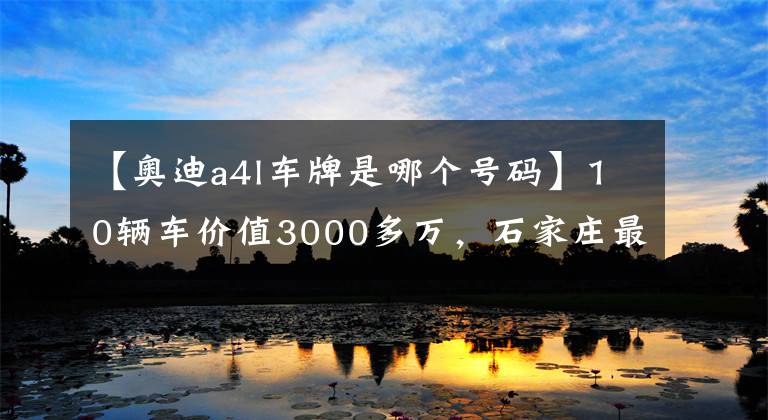 【奥迪a4l车牌是哪个号码】10辆车价值3000多万，石家庄最霸气的牛牌豪车