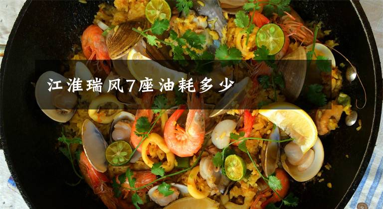 江淮瑞风7座油耗多少