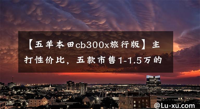 【五羊本田cb300x旅行版】主打性价比，五款市售1-1.5万的拉力摩托