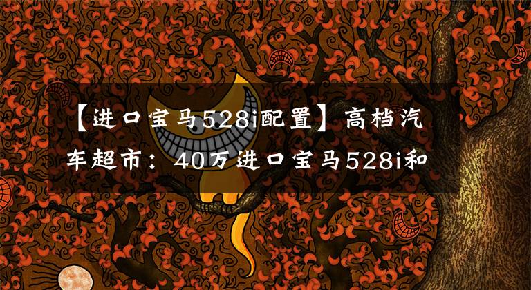 【进口宝马528i配置】高档汽车超市：40万进口宝马528i和这些配置？