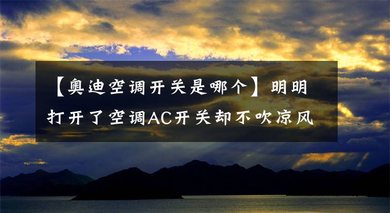 【奥迪空调开关是哪个】明明打开了空调AC开关却不吹凉风，这让帅气的奥迪车主很是迷茫！
