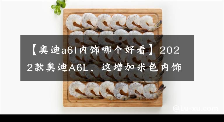 【奥迪a6l内饰哪个好看】2022款奥迪A6L，这增加米色内饰，简洁又大气，比5系还犀利