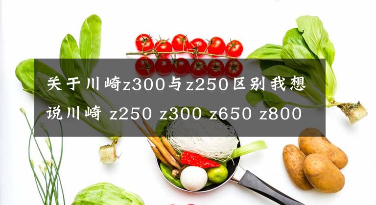 关于川崎z300与z250区别我想说川崎 z250 z300 z650 z800 z900 z1000
