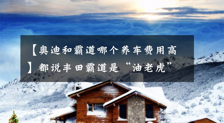 【奥迪和霸道哪个养车费用高】都说丰田霸道是“油老虎”，月薪1万能不能养得起？