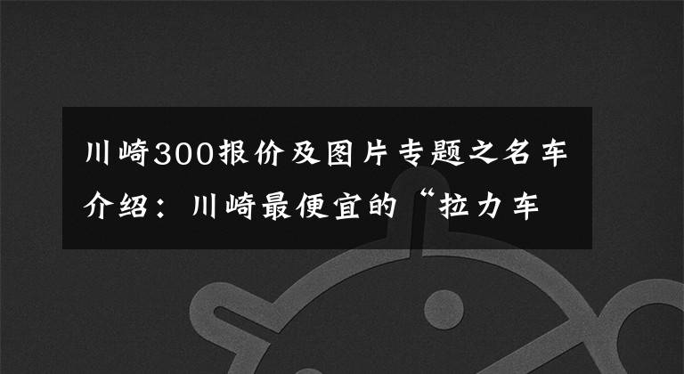 川崎300报价及图片专题之名车介绍：川崎最便宜的“拉力车”——VERSYS-X300，适合摩旅