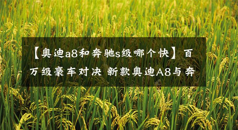 【奥迪a8和奔驰s级哪个快】百万级豪车对决 新款奥迪A8与奔驰S级谁更强
