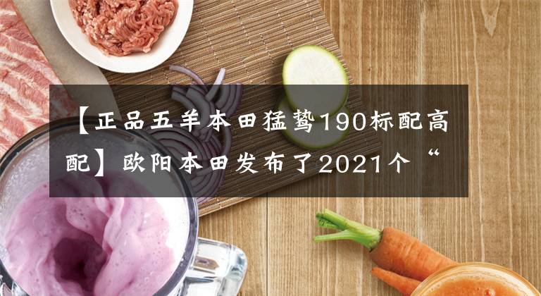 【正品五羊本田猛鸷190标配高配】欧阳本田发布了2021个“孟子”CB190X，价格为16680韩元，20880韩元