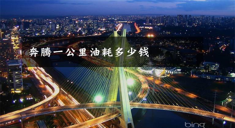 奔腾一公里油耗多少钱