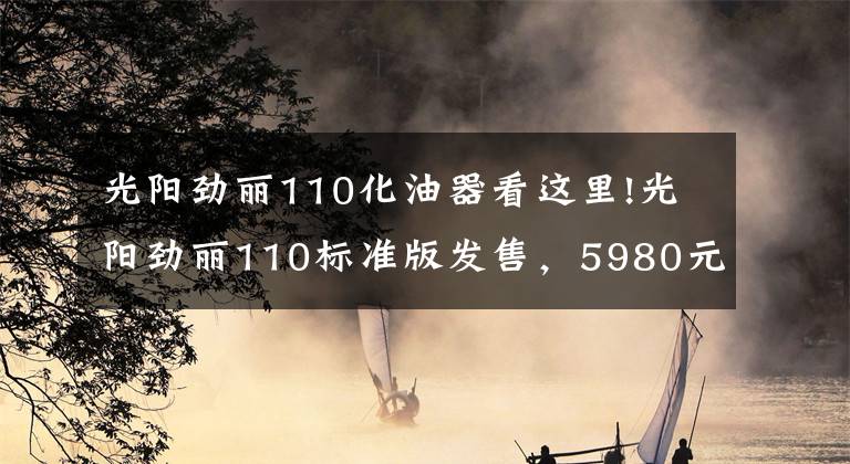 光阳劲丽110化油器看这里!光阳劲丽110标准版发售，5980元！