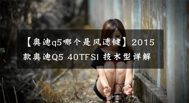 【奥迪q5哪个是风速键】2015款奥迪Q5 40TFSI 技术型详解