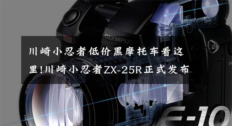 川崎小忍者低价黑摩托车看这里!川崎小忍者ZX-25R正式发布！50匹功率，约合5万元！车型详解