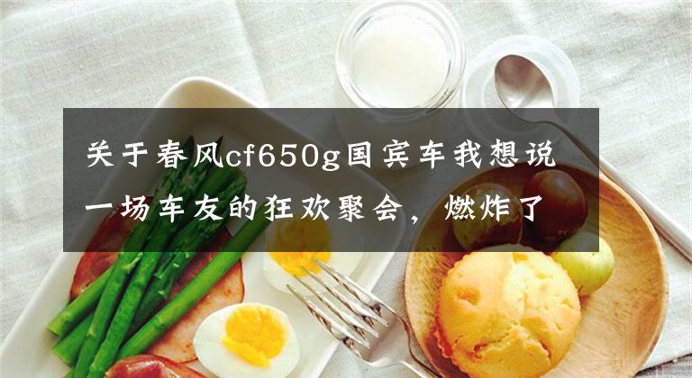 关于春风cf650g国宾车我想说一场车友的狂欢聚会，燃炸了整个机车界！