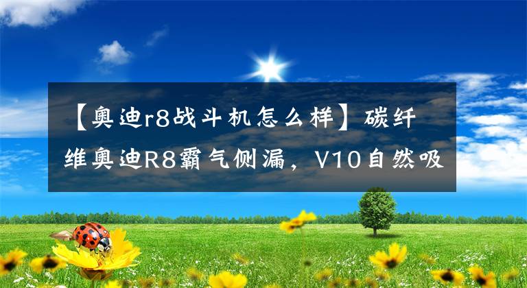 【奥迪r8战斗机怎么样】碳纤维奥迪R8霸气侧漏，V10自然吸气的声浪你受得了吗？