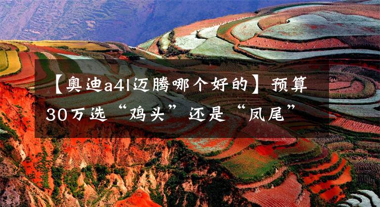 【奥迪a4l迈腾哪个好的】预算30万选“鸡头”还是“凤尾”？对比A4L、迈腾答案一目了然