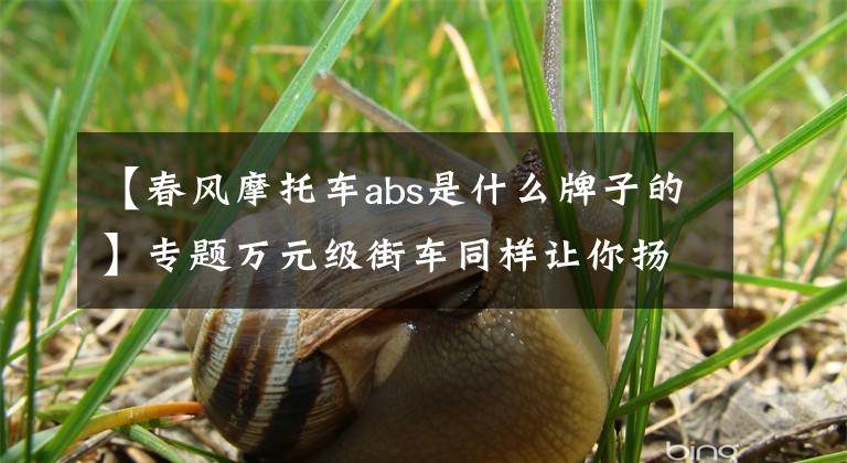 【春风摩托车abs是什么牌子的】专题万元级街车同样让你扬眉吐气 春风150NK 劲趣ABS版