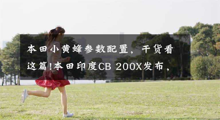 本田小黄蜂参数配置，干货看这篇!本田印度CB 200X发布，灵感基于Hornet 2.0，配置类似高配版CB 190X