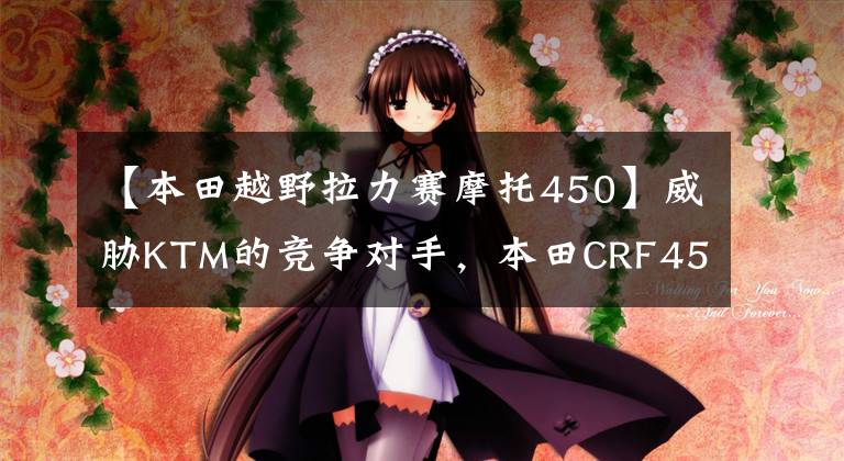 【本田越野拉力赛摩托450】威胁KTM的竞争对手，本田CRF450 RALLY赛车欣赏