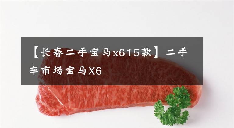 【长春二手宝马x615款】二手车市场宝马X6