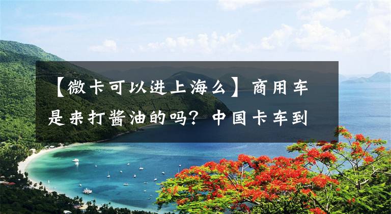 【微卡可以进上海么】商用车是来打酱油的吗？中国卡车到底需要什么车展？