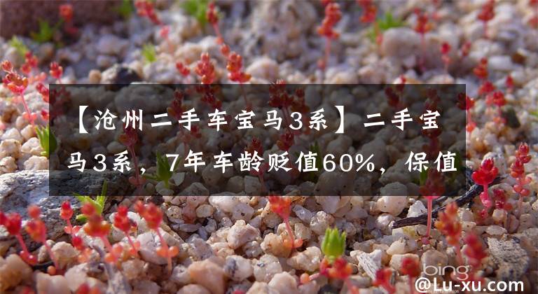 【沧州二手车宝马3系】二手宝马3系，7年车龄贬值60%，保值率一般，车主亏损。