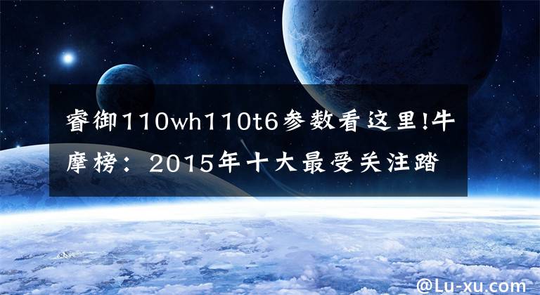 睿御110wh110t6参数看这里!牛摩榜：2015年十大最受关注踏板车