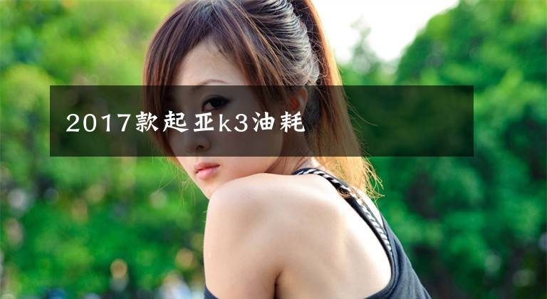 2017款起亚k3油耗