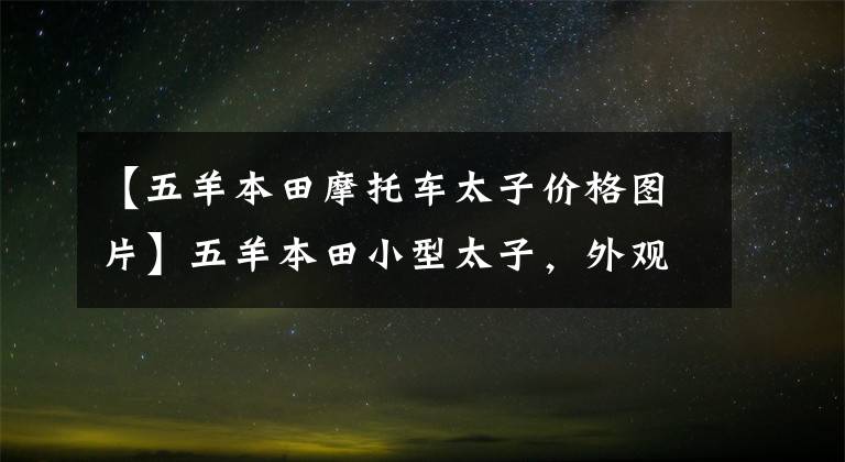 【五羊本田摩托车太子价格图片】五羊本田小型太子，外观漂亮，能关东西，只卖8000元。