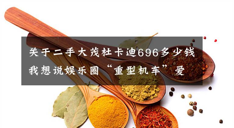 关于二手大茂杜卡迪696多少钱我想说娱乐圈“重型机车”爱好者：马伊琍好man啊，魏晨你别闹！