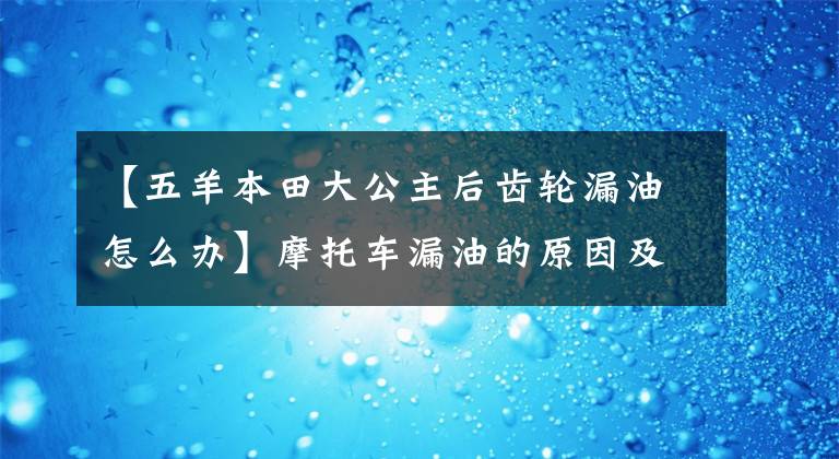 【五羊本田大公主后齿轮漏油怎么办】摩托车漏油的原因及预防措施