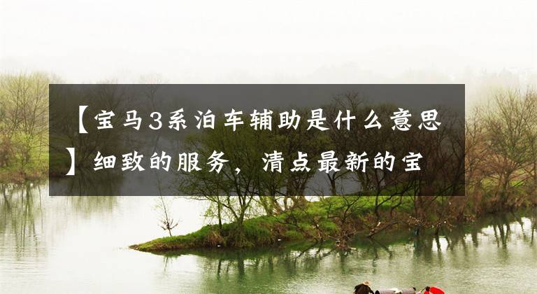 【宝马3系泊车辅助是什么意思】细致的服务，清点最新的宝马驾驶辅助系统